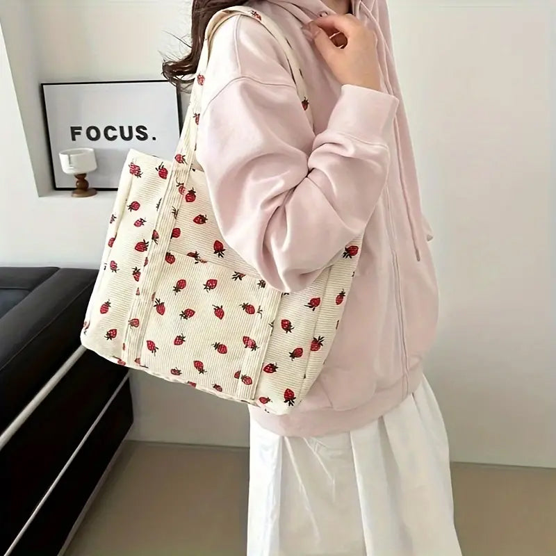 Bolso estampado con Fresas