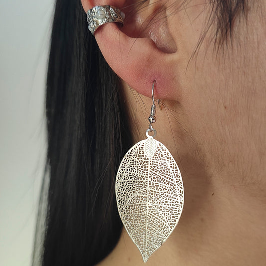 Aretes Hoja Alocasia