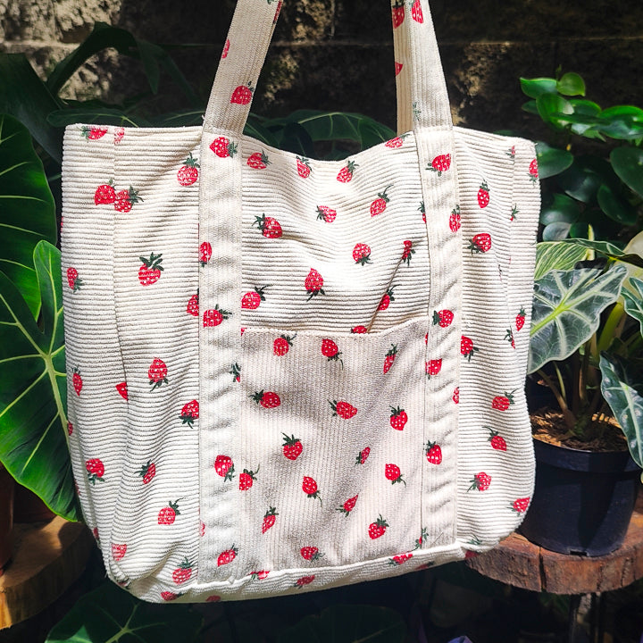 Bolso estampado con Fresas