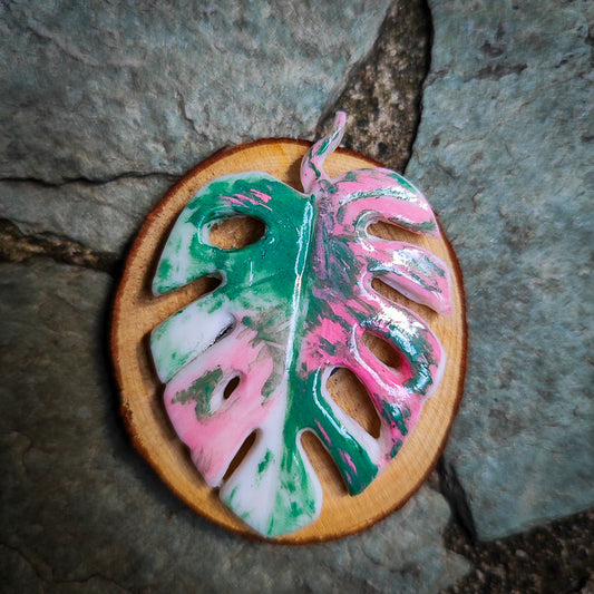 Imán artesanal de Monstera #4
