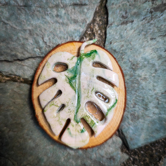 Imán artesanal de Monstera #5