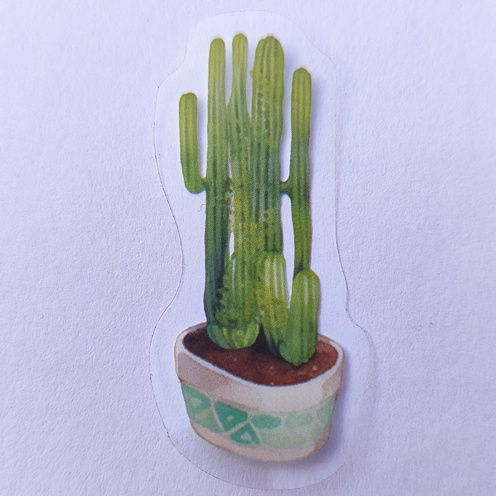 Sticker Impermeable Cactus Acuarela #13