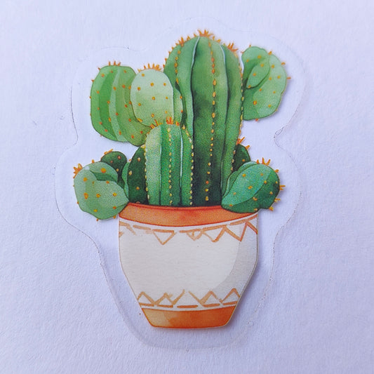 Sticker Impermeable Cactus Acuarela #14